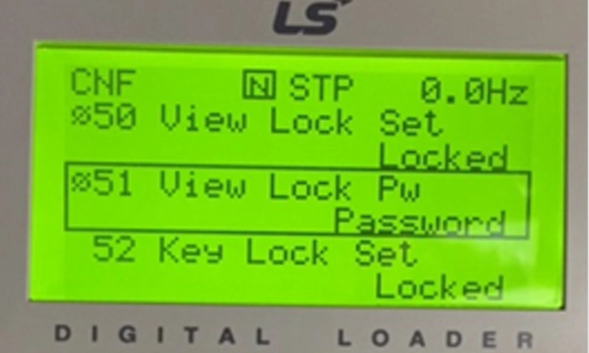 Setting-a-password-on-H100,-iS7,-and-S100-VFDs-(LCD-Keypad)